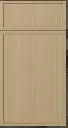 Sample Door - Slim White Oak 