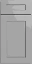Sample Door - Basic Shaker Gray